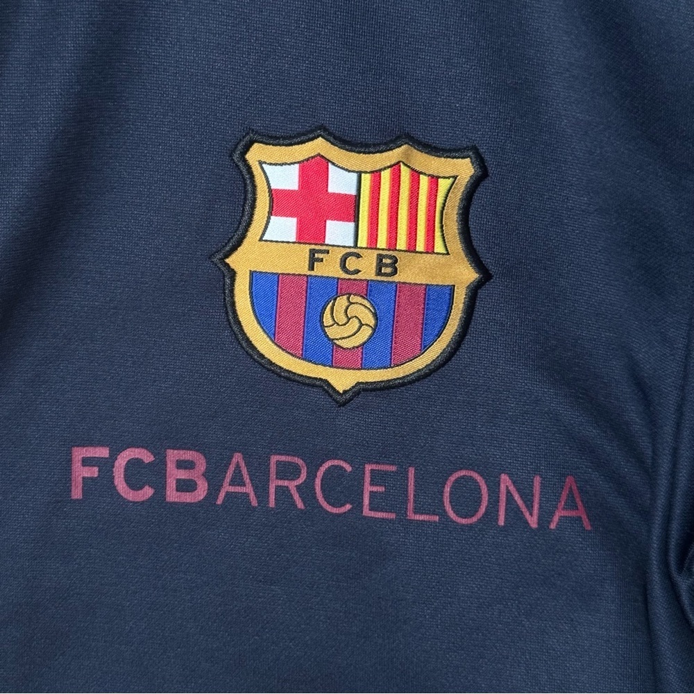 FC Barcelona Jacket Full Zip Blue Red Track Long Sleeve Soccer Barca Mens M - Picture 2 of 16